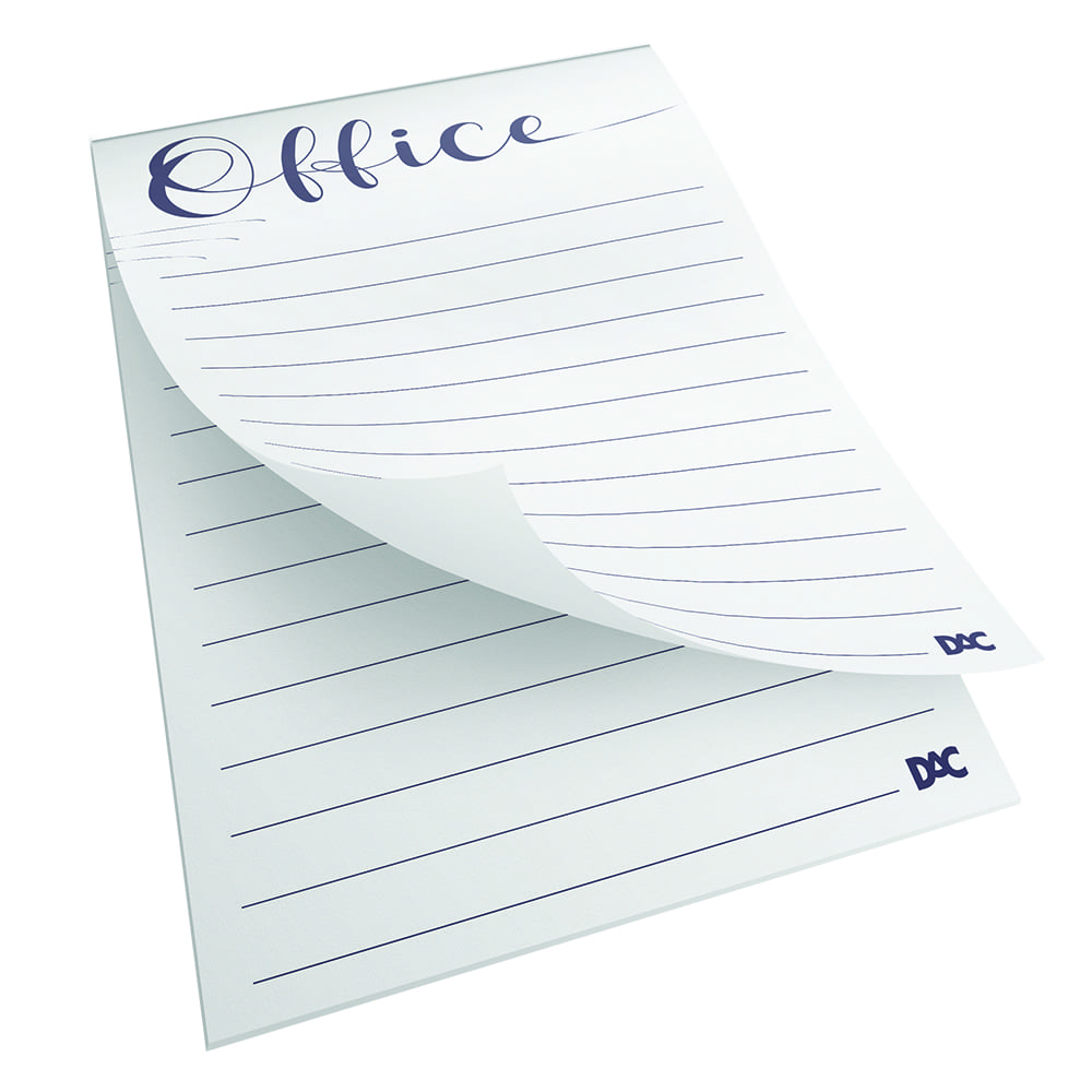Bloco de Anotações DAC OFFICE com 30 Folhas 90g Pequeno