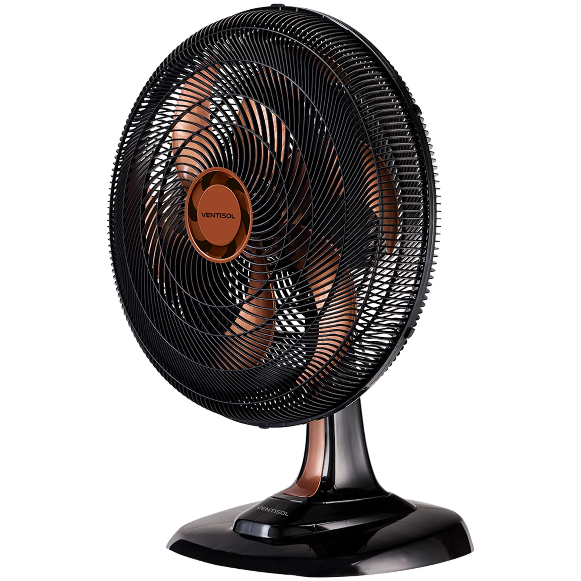 Ventilador de Mesa Ventisol Turbo Premium 50cm 6 Pás 3 Velocidades 135W - Bronze/Preto - 110 Volts