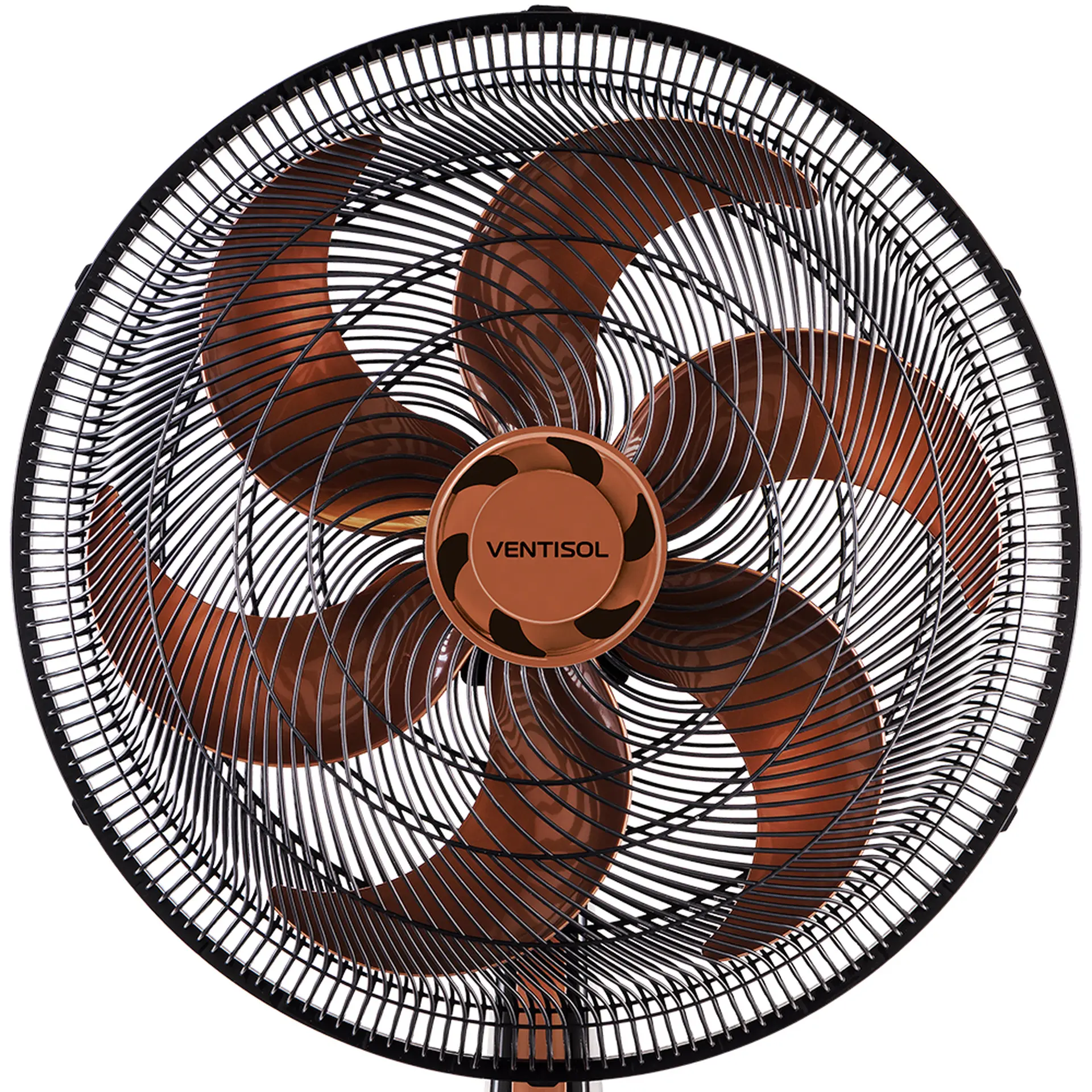 Ventilador de Mesa Ventisol Turbo Premium 50cm 6 Pás 3 Velocidades 135W - Bronze/Preto - 110 Volts