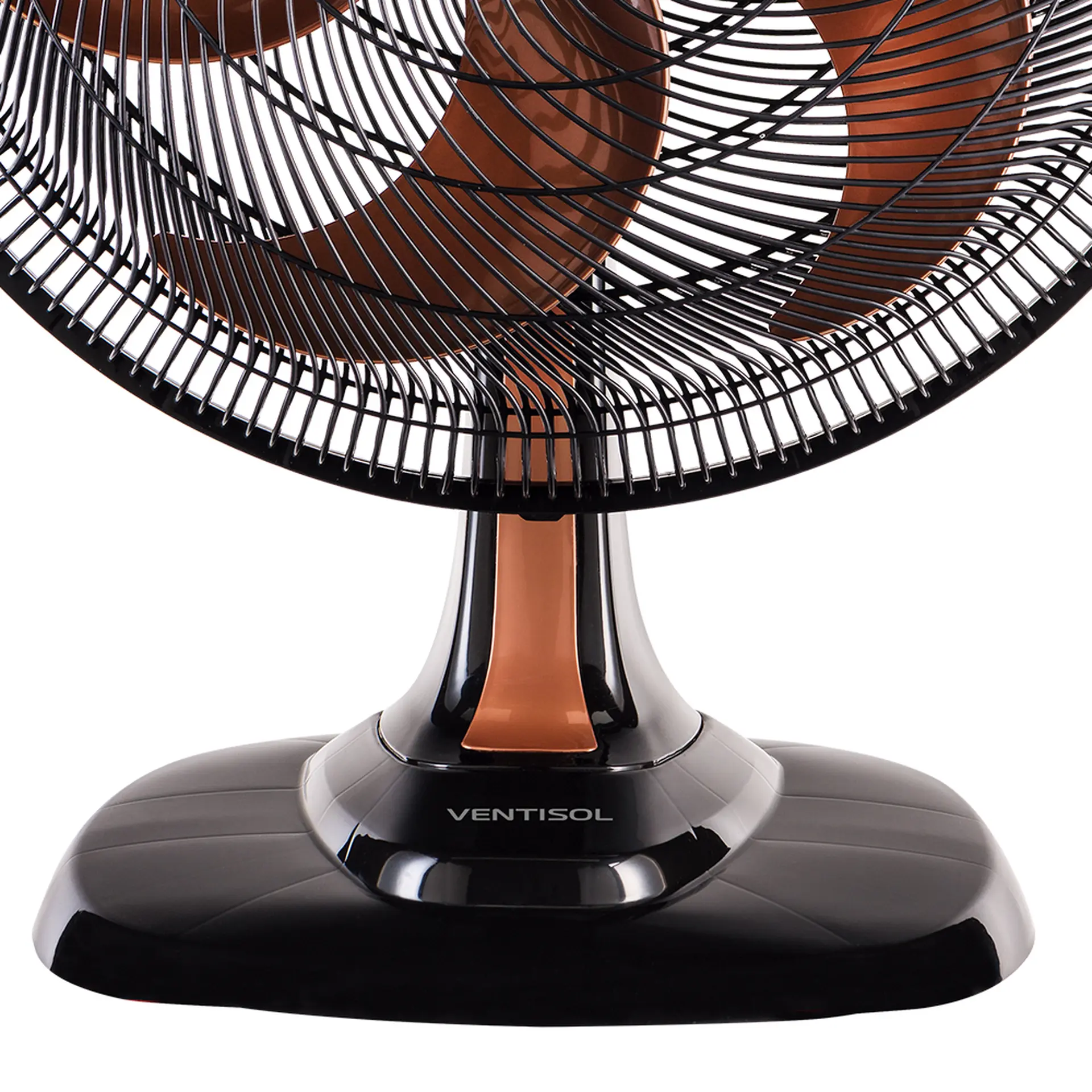 Ventilador de Mesa Ventisol Turbo Premium 50cm 6 Pás 3 Velocidades 135W - Bronze/Preto - 110 Volts