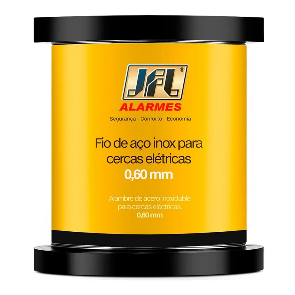 Arame de Aço Inox Para Cerca 0,60mm 360 Metros JFL - 49565
