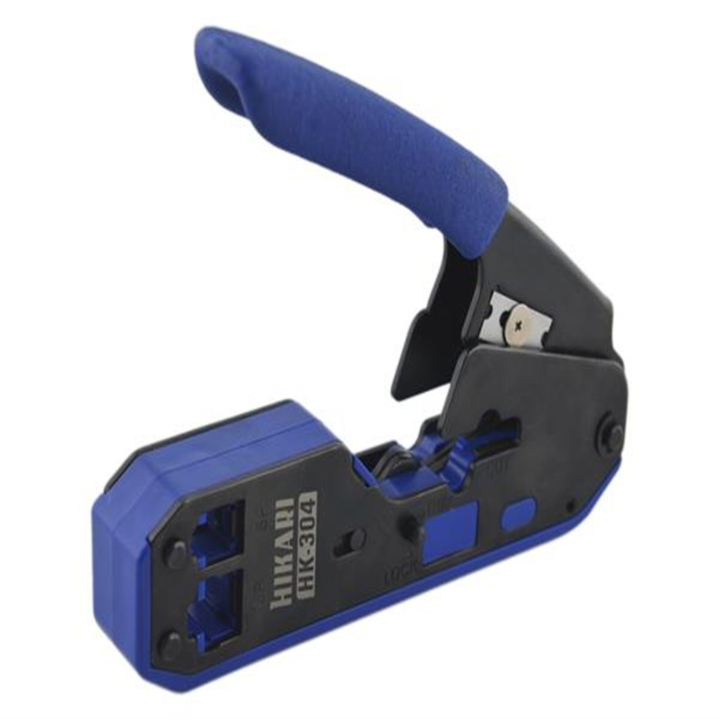 Alicate para Crimpar Hikari RJ11/12/45 HK-304  - 21B041