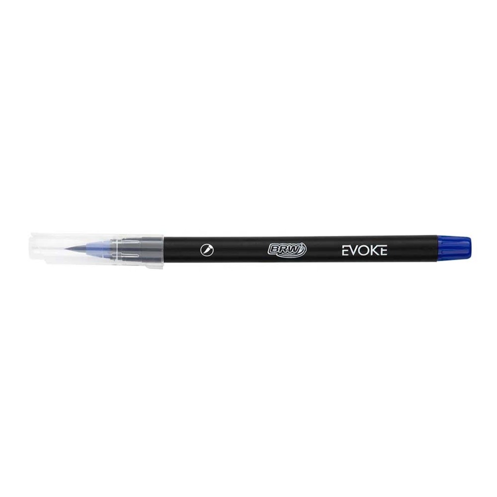 Caneta Marcador Artístico Brush Pen Azul Marinho Unitário - BRW - BP0001