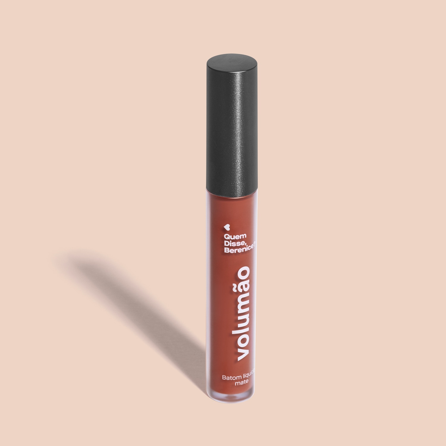 Quem Disse, Berenice? Volumão Marrom Camurçali - Batom Líquido 4ml