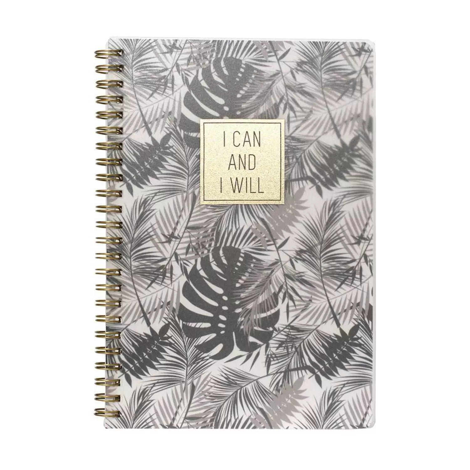 Caderneta Bee Unique A5 Pautado Time Floral 160 Páginas Pautado Capa Plástica