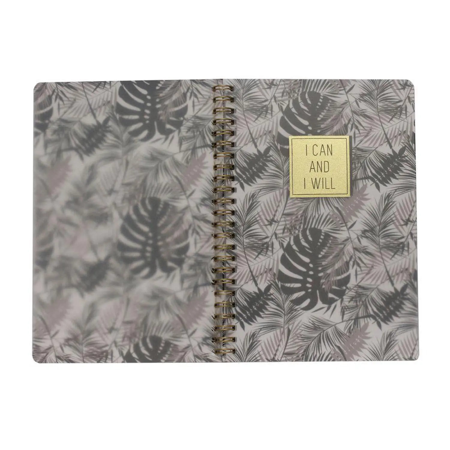 Caderneta Bee Unique A5 Pautado Time Floral 160 Páginas Pautado Capa Plástica