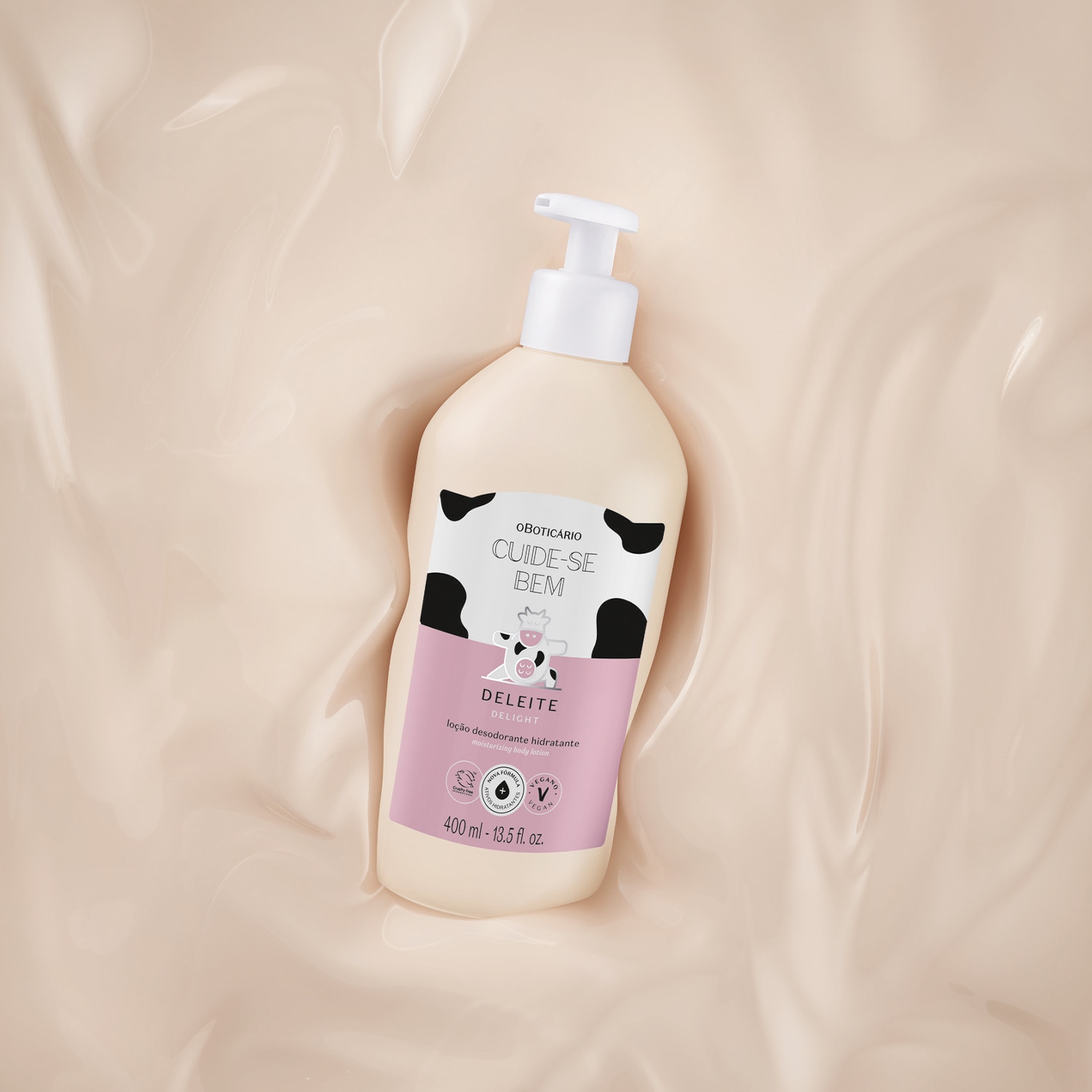 Loção Desodorante Hidratante Corporal Cuide-se Bem Deleite 400ml
