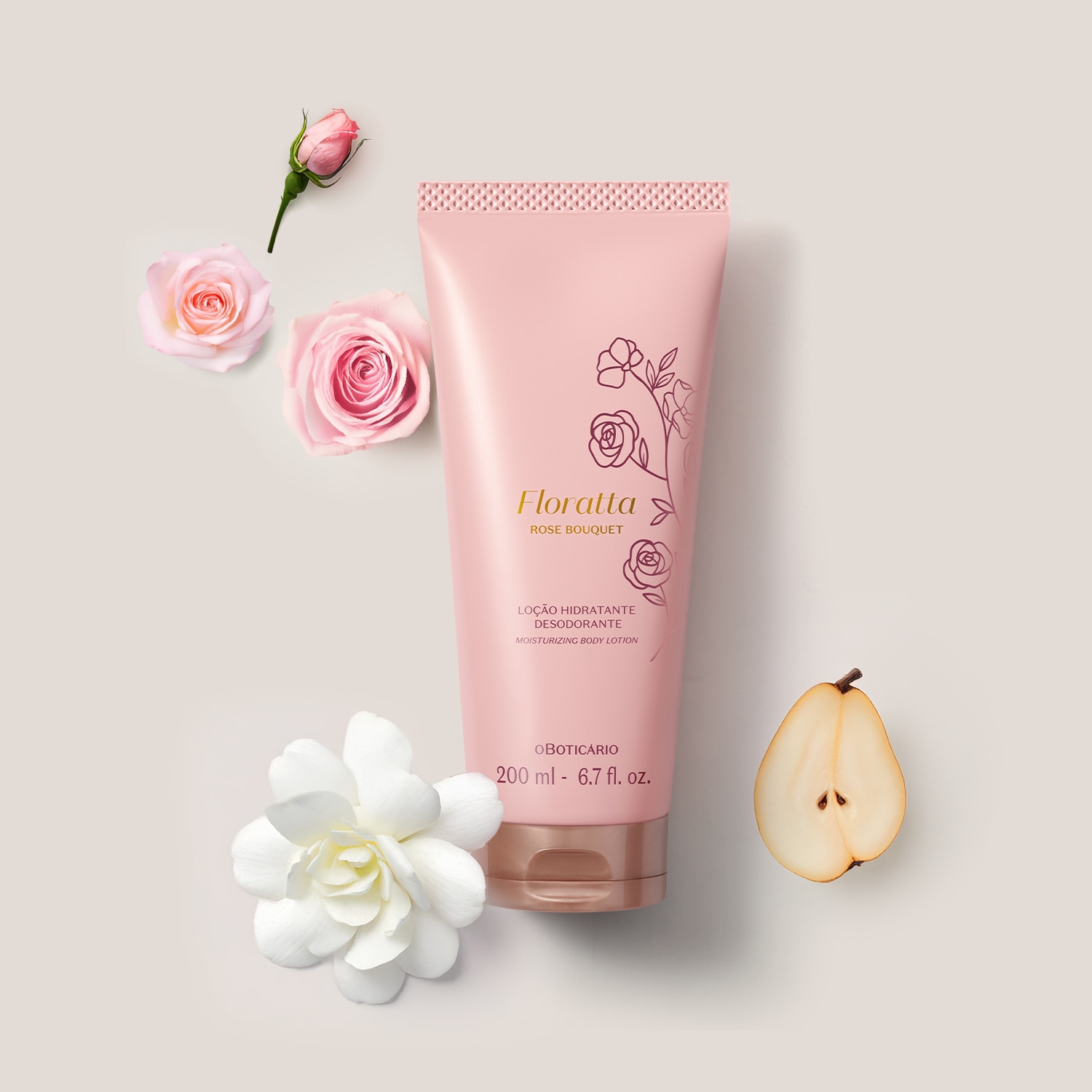 Loção Hidratante Desodorante Floratta Rose Bouquet 200ml