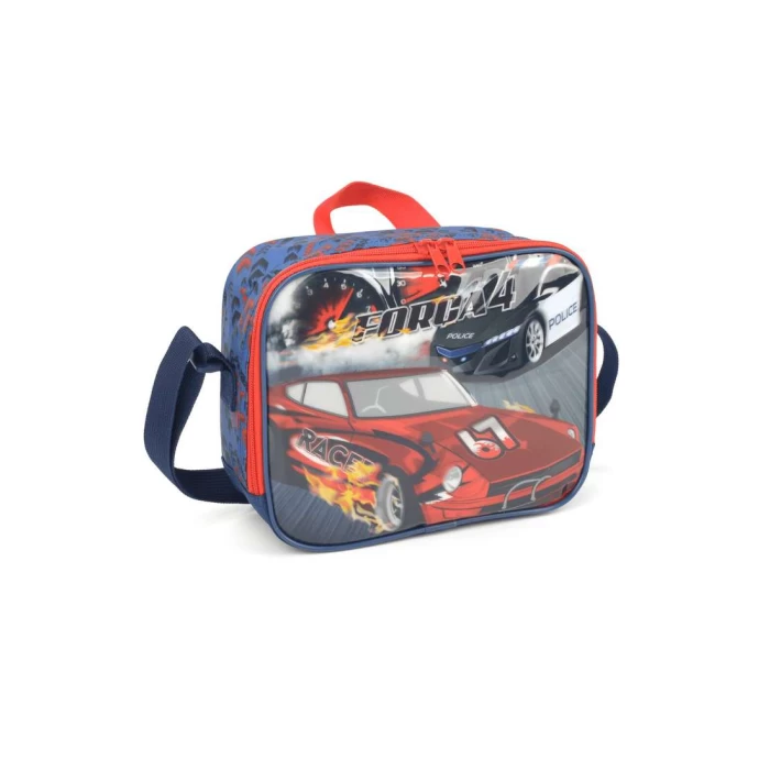 Lancheira Luxcel Força 4 Azul Pequena