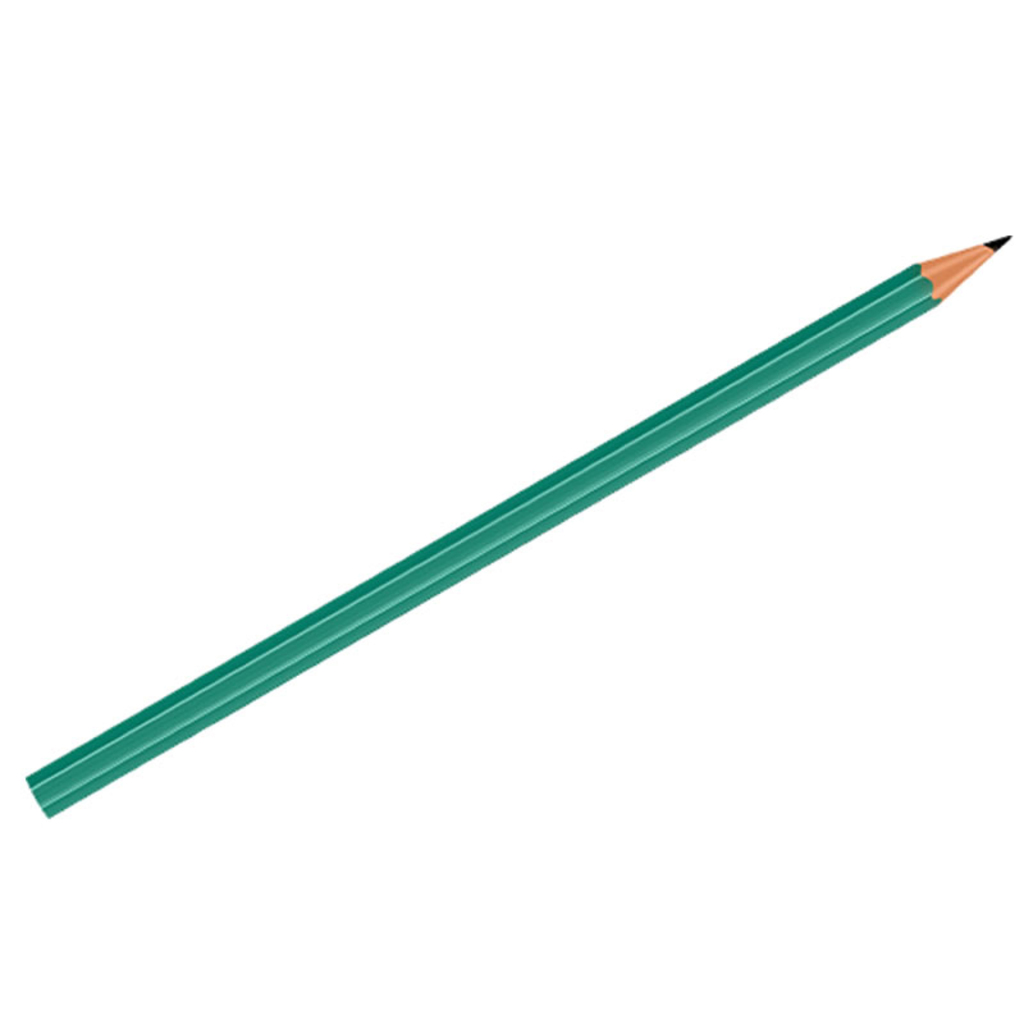 Lápis Verde HB BRW Sextavado Caixa com 144 Unidades - LP1442