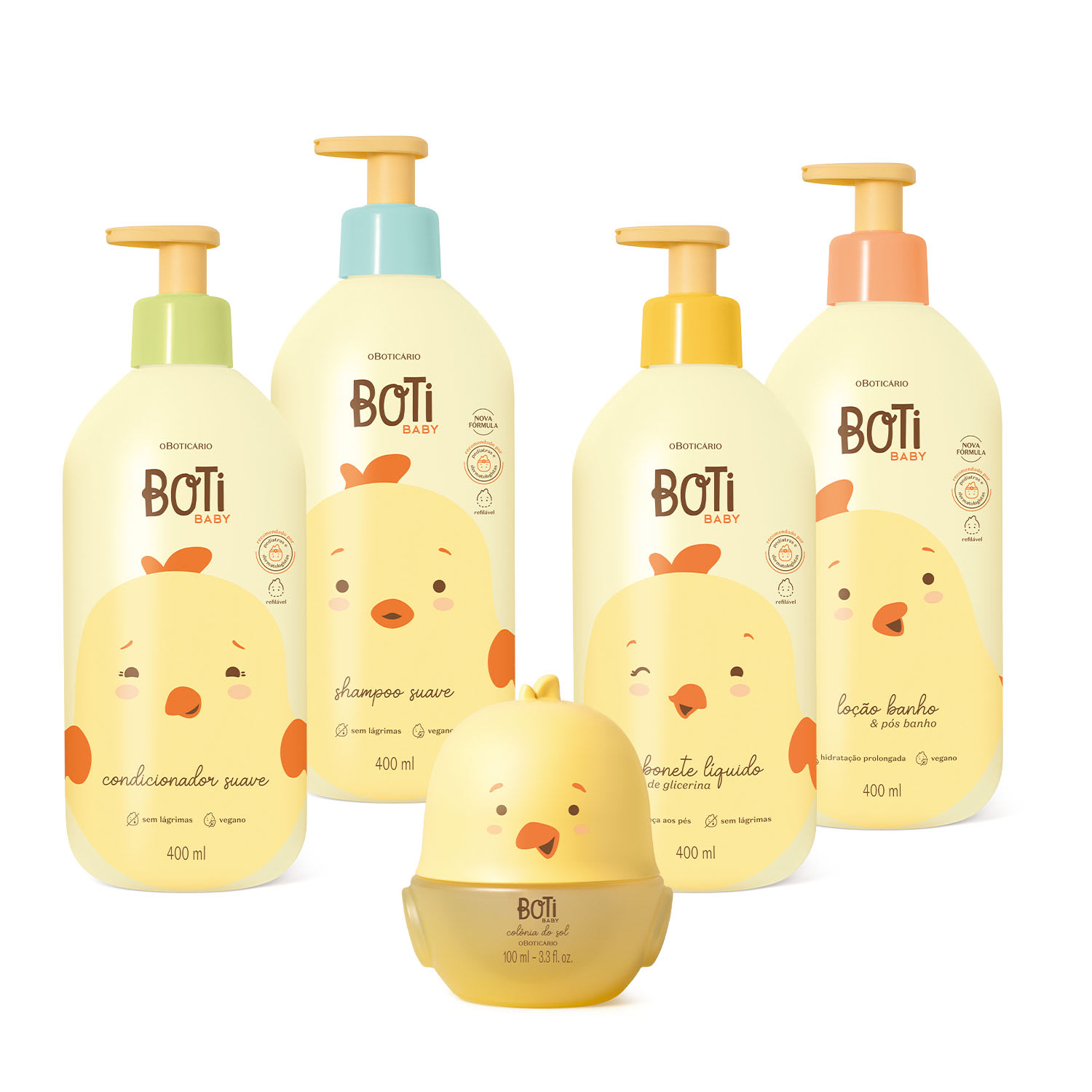 Combo Boti Baby Banho Completo (5 itens)