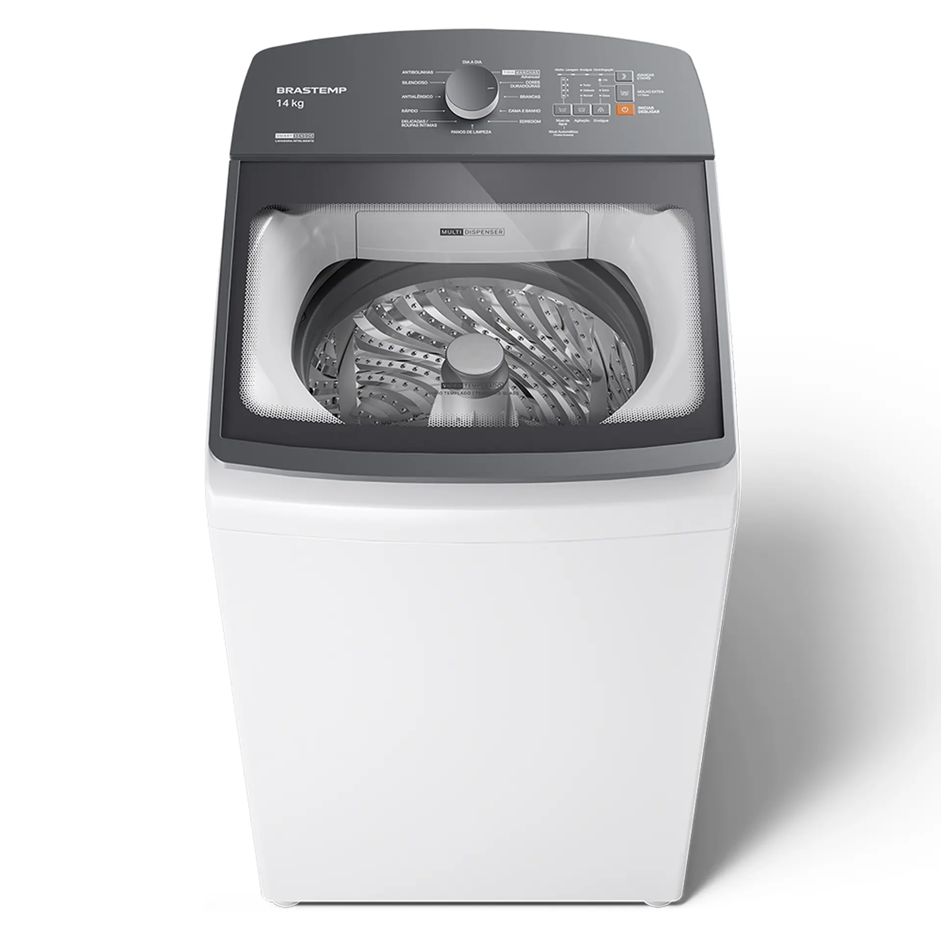 Máquina de Lavar Brastemp Smart Sensor 14Kg Automática BWF14A - Branco - 110 Volts