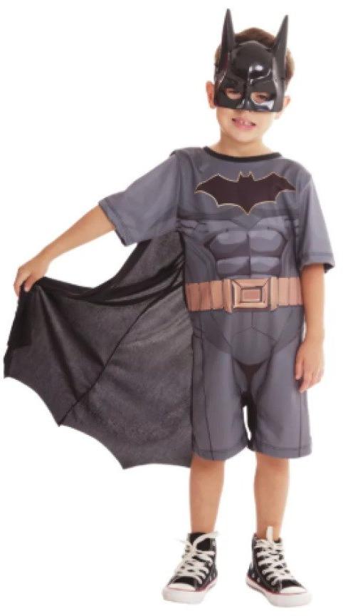Fantasia Infantil Batman DC Comics Tam P Super Magia