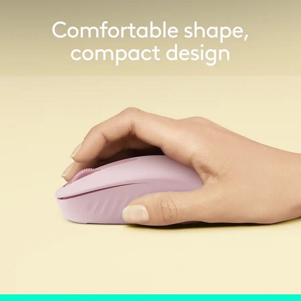 Mouse Sem Fio Logitech M196 1000dpi Rosa