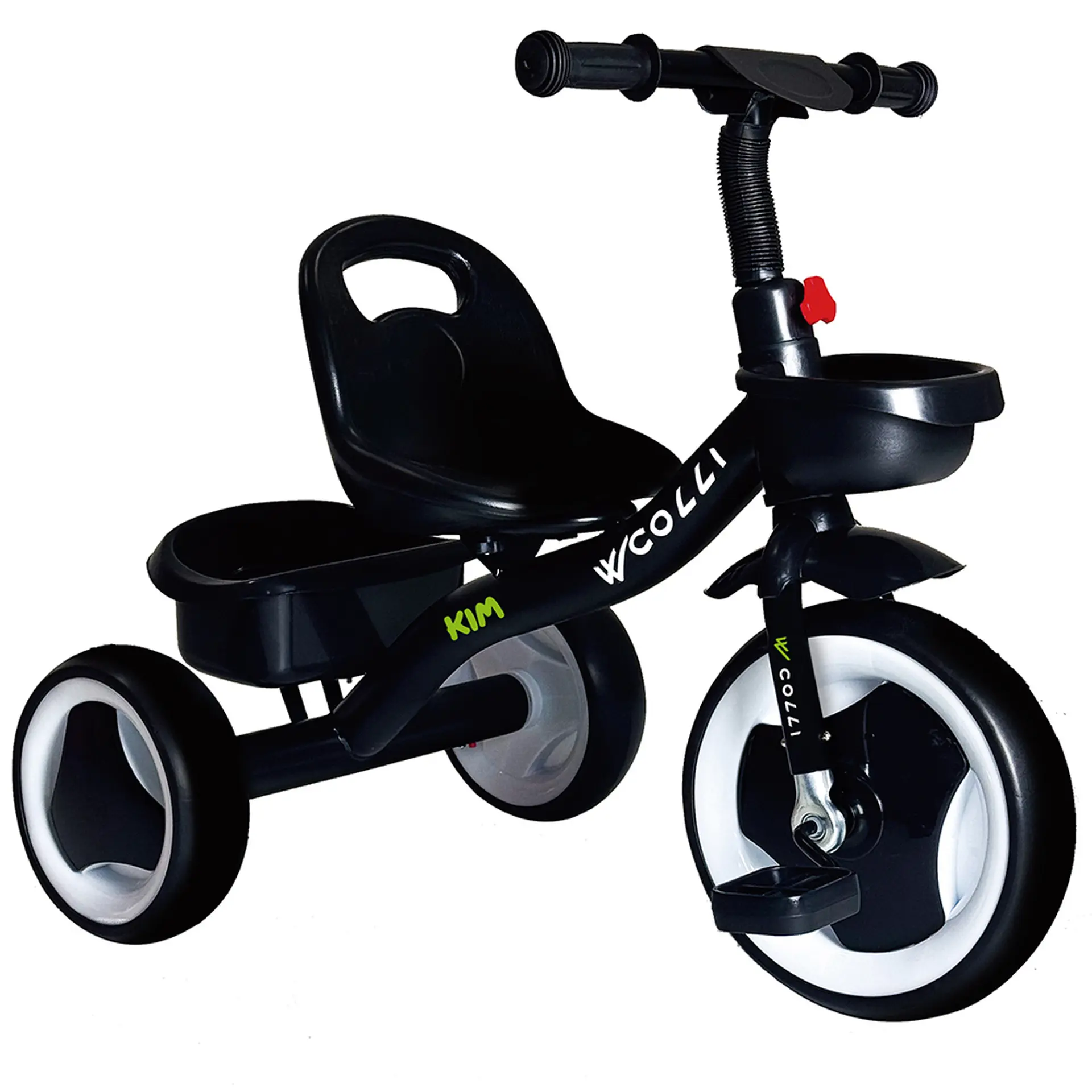 Triciclo Infantil Aro 12 Colli Kim - Preto