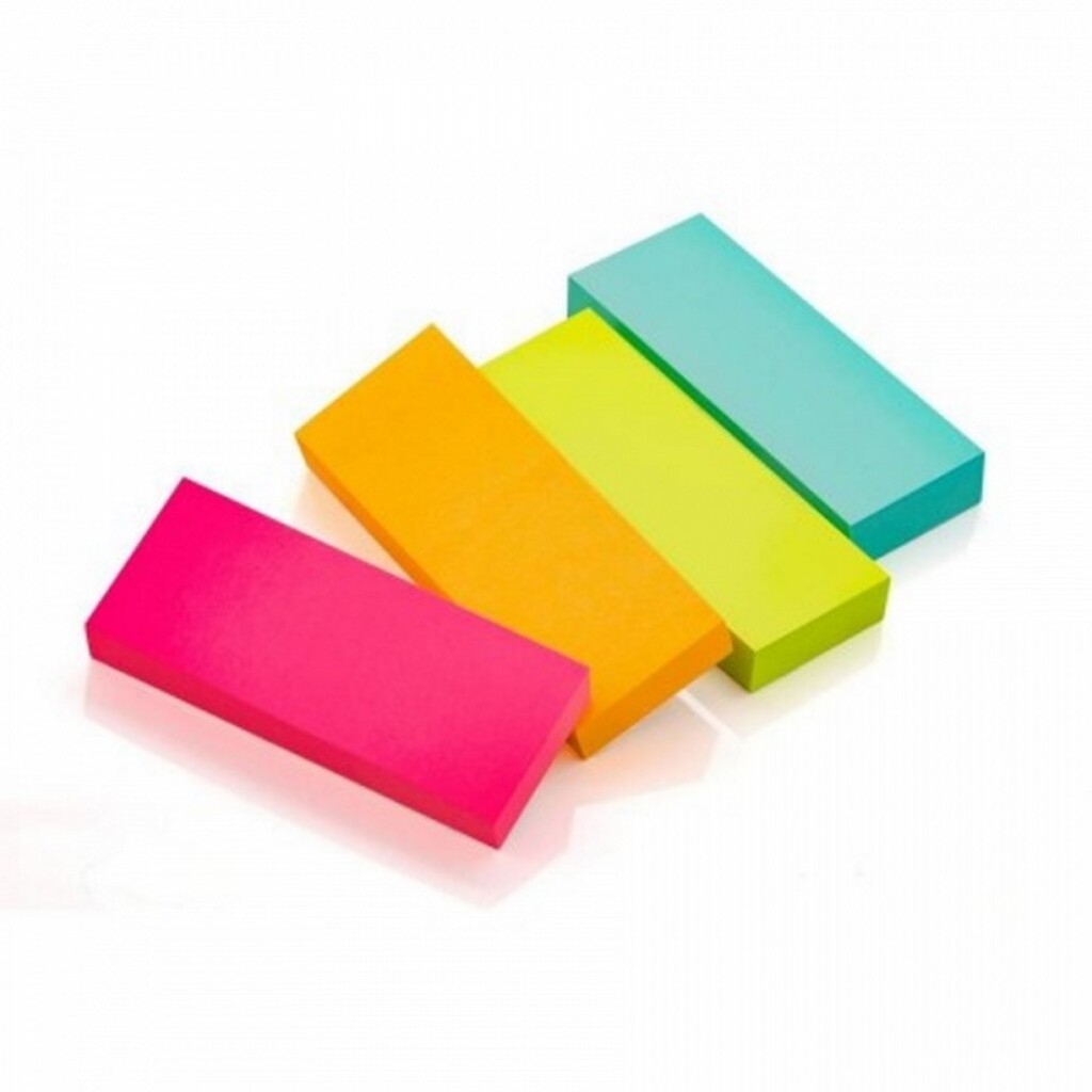 Marcador de Página Adesivo 38mmx15mm 4 Marcadores com 50 Folhas Cada 4 Cores - Post-it - 3M - HB004602312