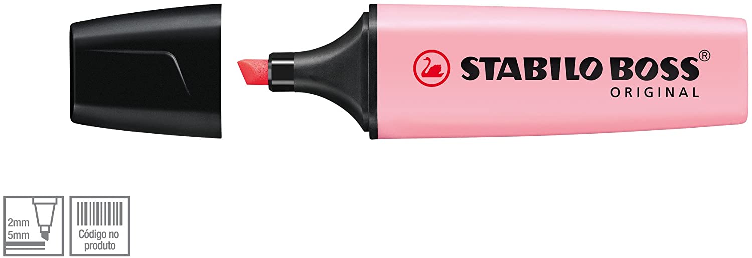 Marca Texto Stabilo Boss Pastel Estojo com 04 Unidades
