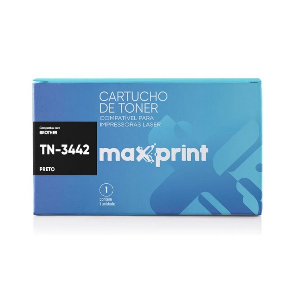 Toner Brother Preto Maxprint - TN3442, 850, L5000D, L5100DN, L6200DW,  L6400DW,L5500DN. L5700DW. L5800DW