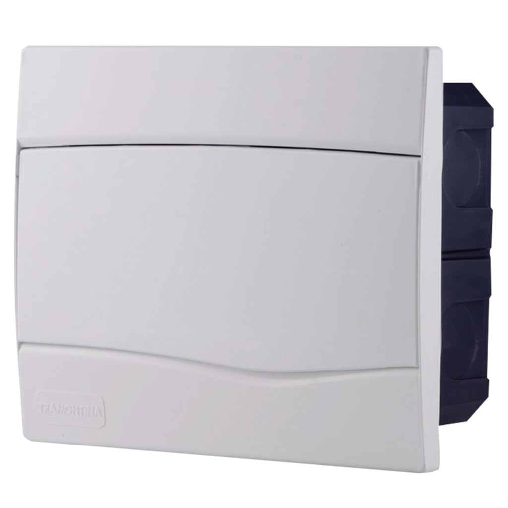 Quadro de Distribuição Embutir 9 Din Branco Tramontina - 56300/052