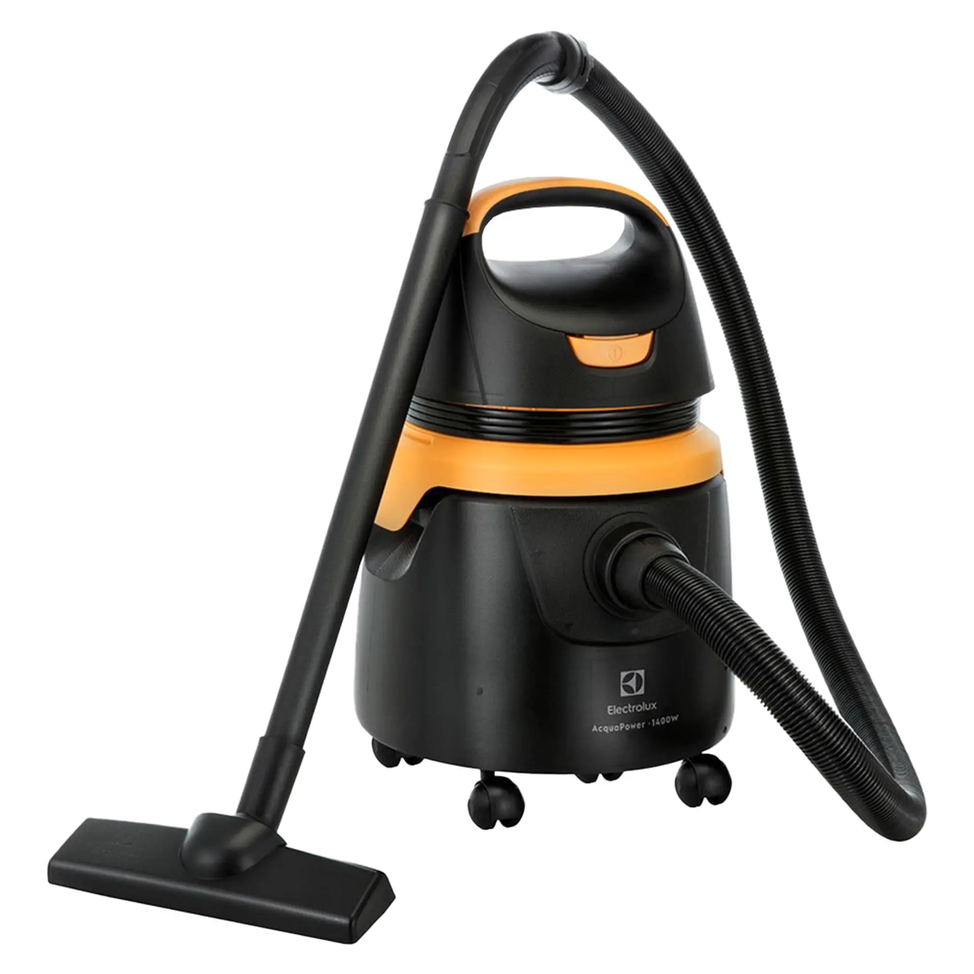 Aspirador Água e Pó Electrolux Acqua Power 1400W 10L Rodas 360° AQP20 - Preto/Amarelo - 110 Volts