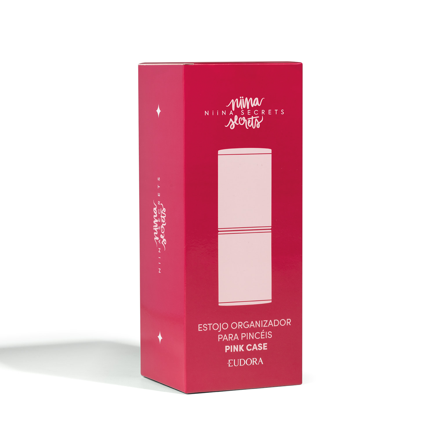 Estojo Organizador para Pincéis Pink Case Niina Secrets