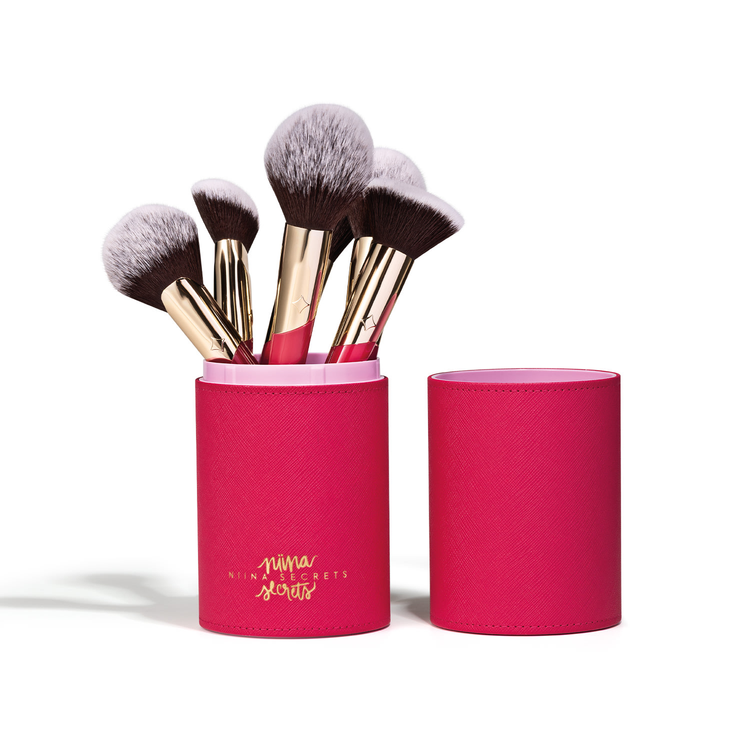 Estojo Organizador para Pincéis Pink Case Niina Secrets