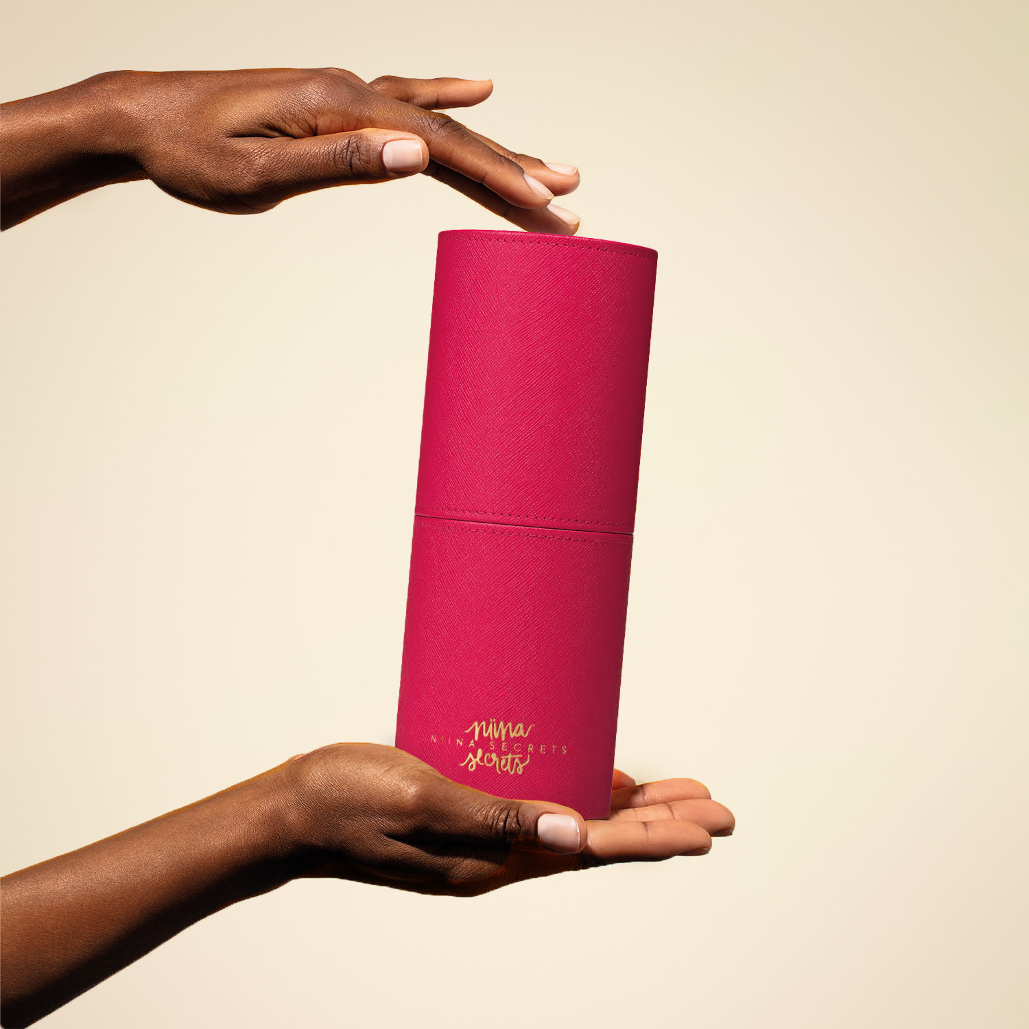Estojo Organizador para Pincéis Pink Case Niina Secrets