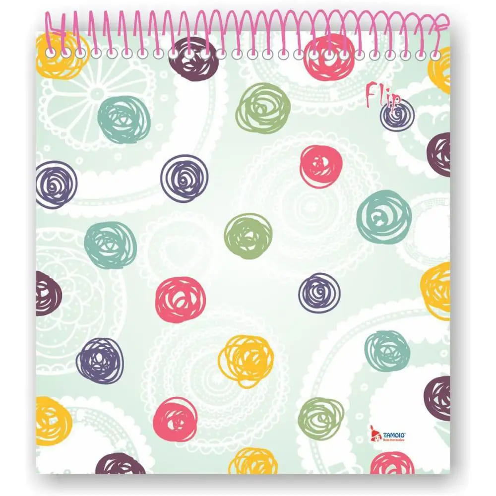 Caderno Universitário Tamoio Flip Espiral Capa Dura 160 Folhas com 10 Matérias Sortido