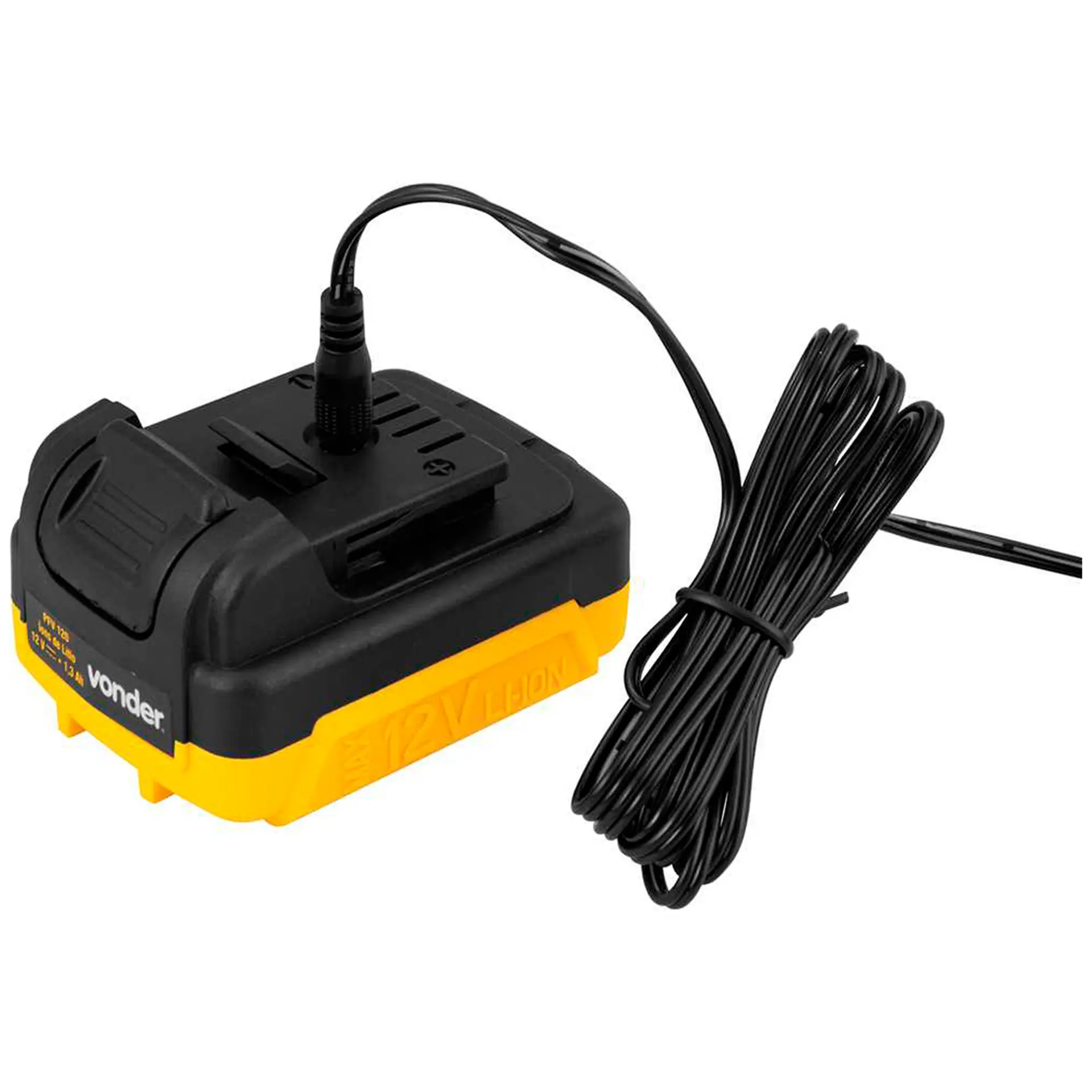 Parafusadeira Furadeira Vonder Bateria 12V 3/8 Polegadas PFV 120 - Preto/Amarelo - Bivolt