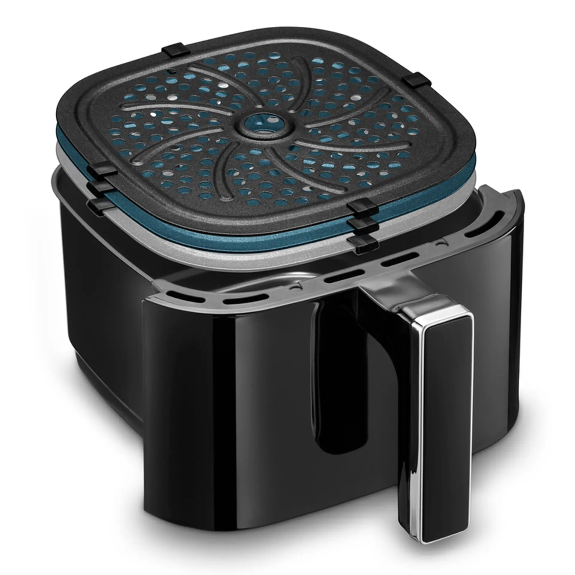 Fritadeira Elétrica Air Fryer Elgin Facilita Fry 3,5L 1400W - Preto - 110 Volts