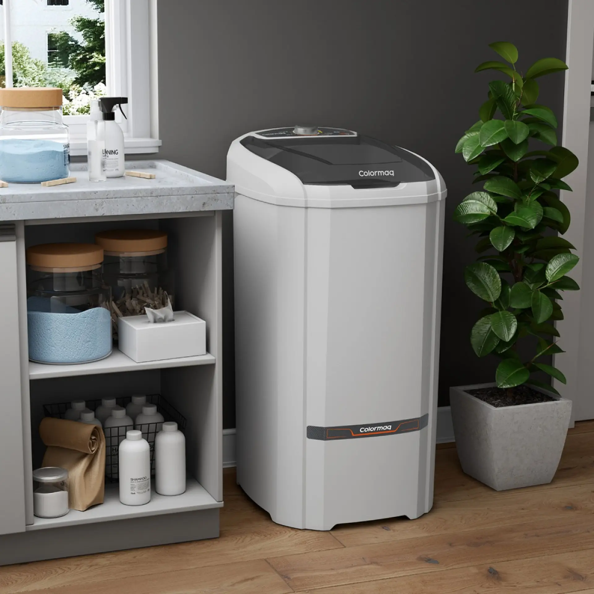 Tanquinho Colormaq Ecomax 10kg Semiautomático com Filtro de Fiapos LCS10 - Branco - 110 Volts