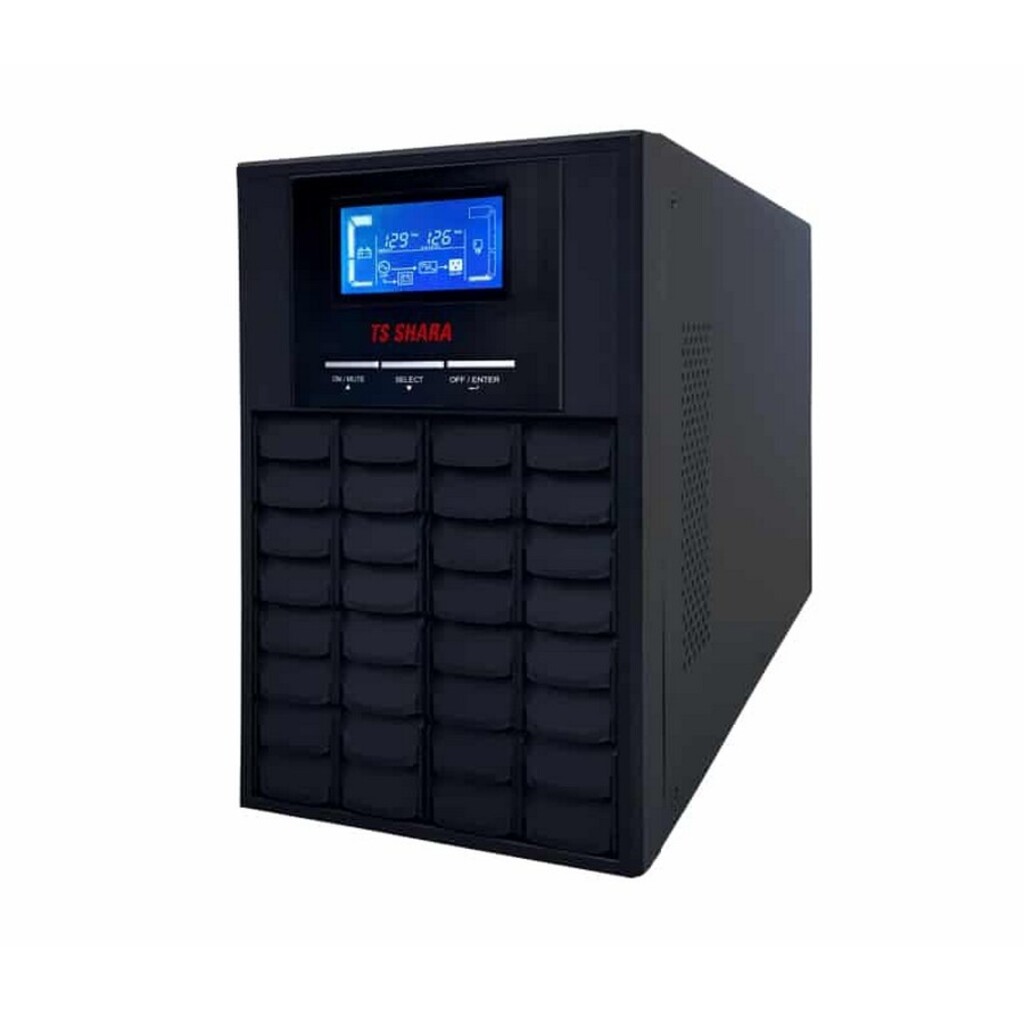 No-Break Senoidal On-Line de Dupla Conversão TS Shara Senno 2.0 KVA Entrada 220v e Saída 220v 4 Baterias - com Conexão para Bateria Externa - 6871