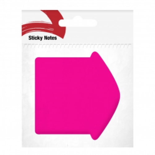 Bloco Adesivo Eagle StickEase Notas Formato Seta Neon