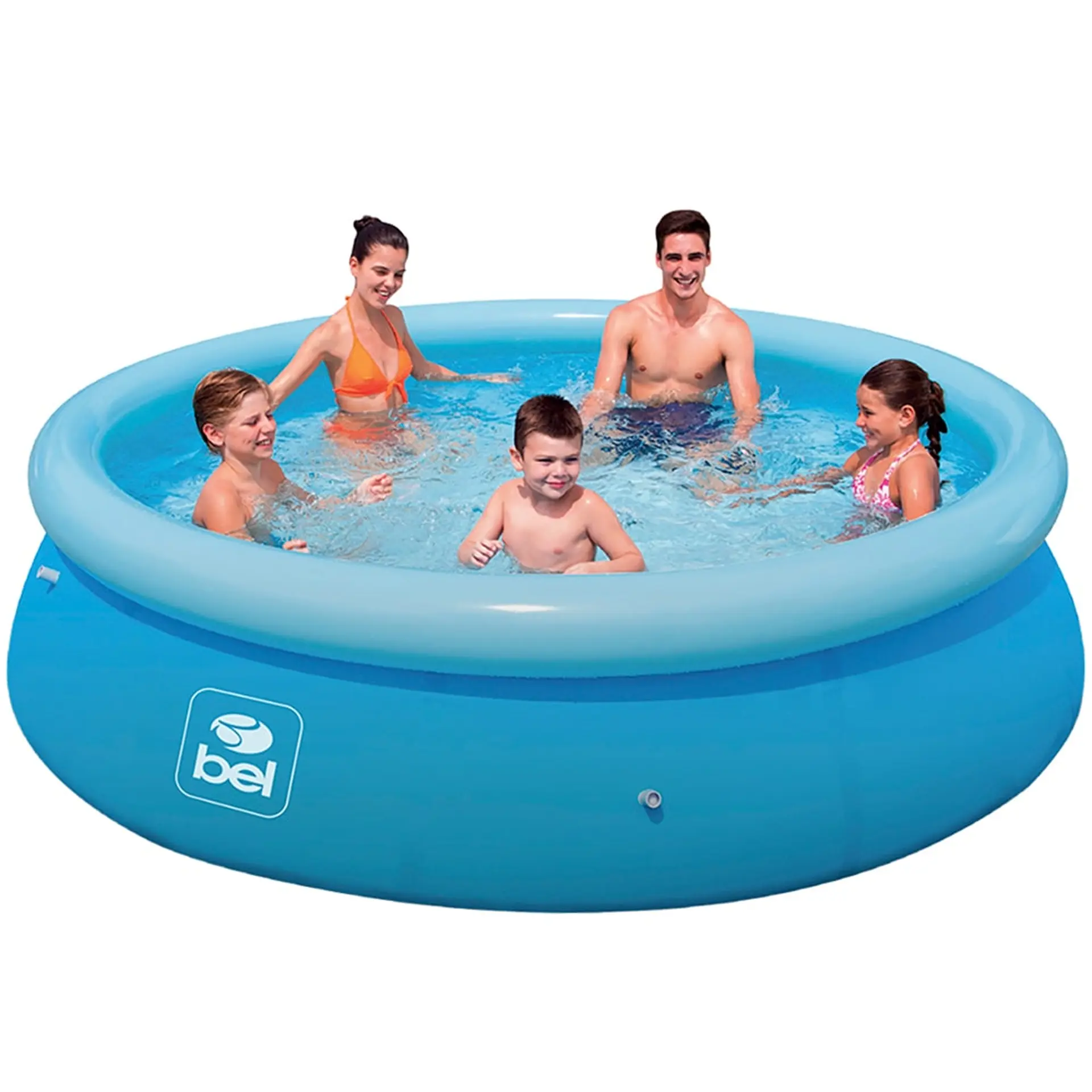 Piscina Inflável com Válvula de Entrada Belfix Redonda 4600L - Azul