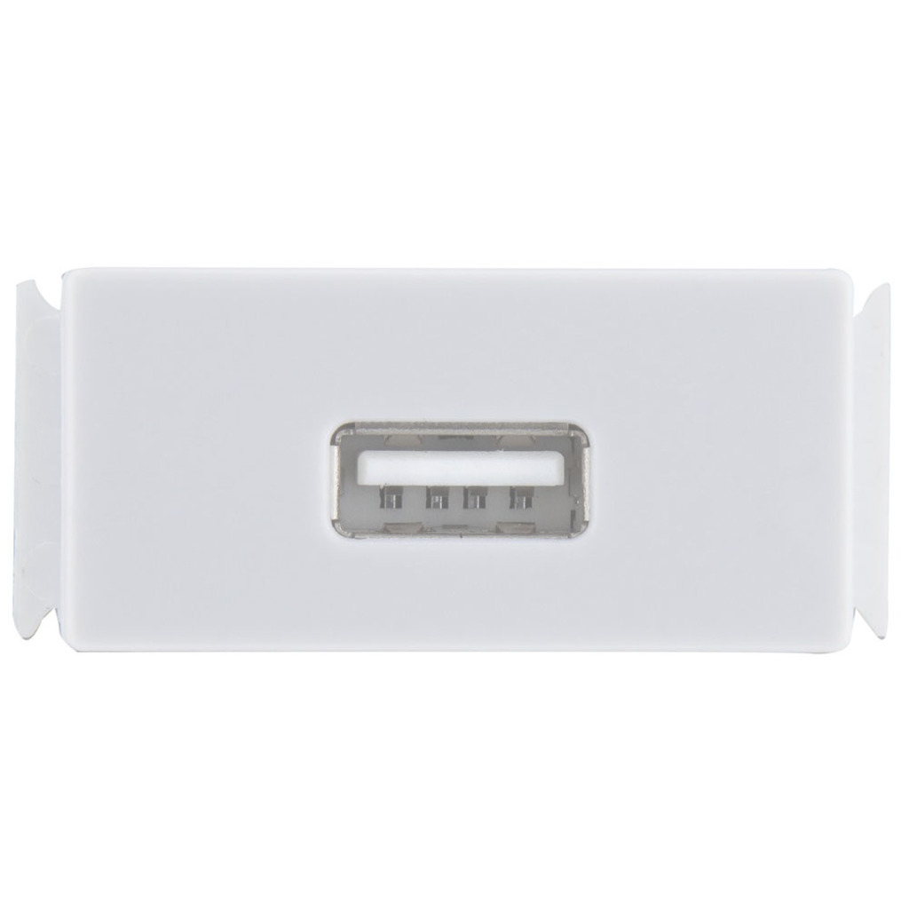 Tomada 1 USB 1.5A Bivolt Módulo  Aria Branco Tramontina- 57217/041