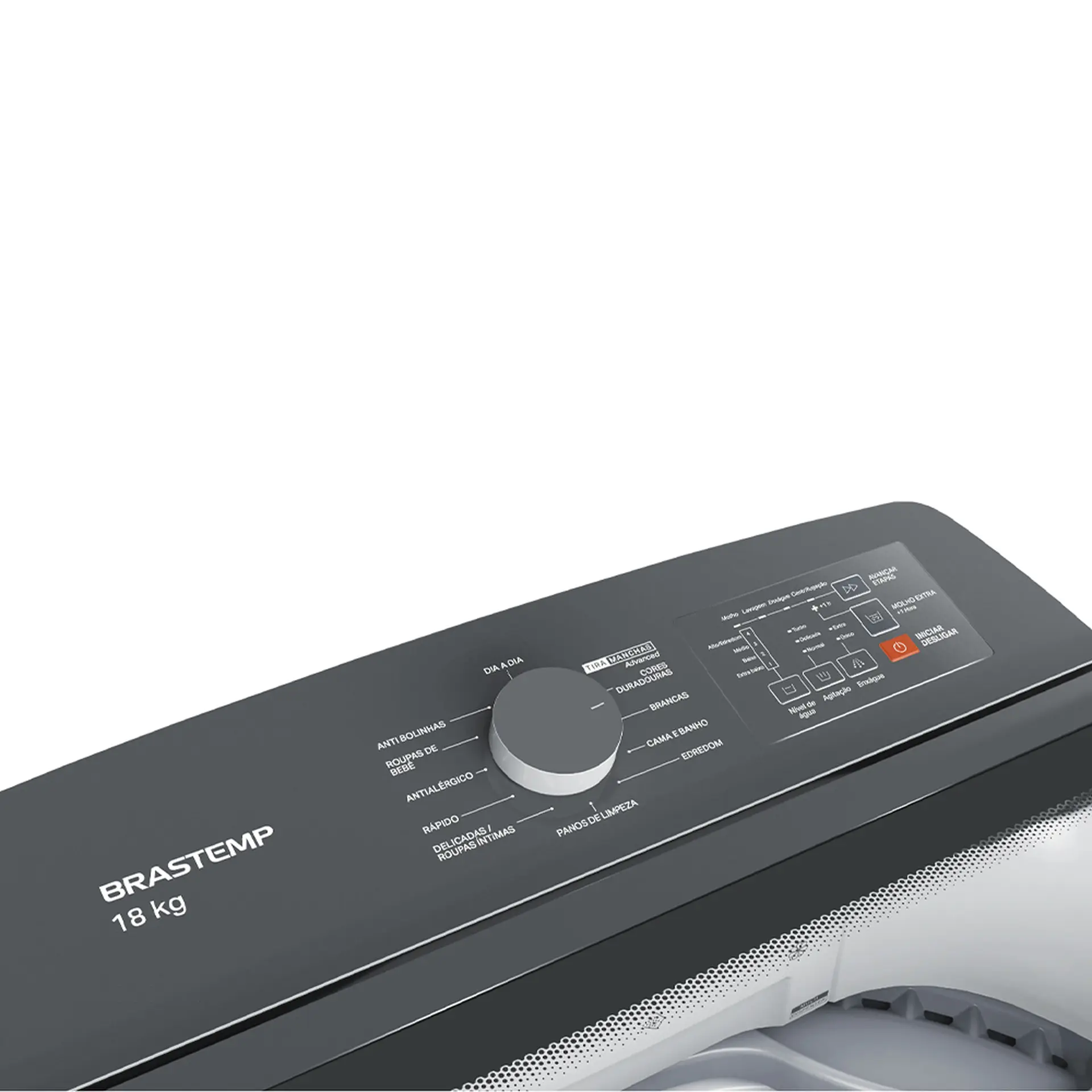 Máquina de Lavar Brastemp 18 Kg Automática Digital BWF18 - Branco - 110 Volts