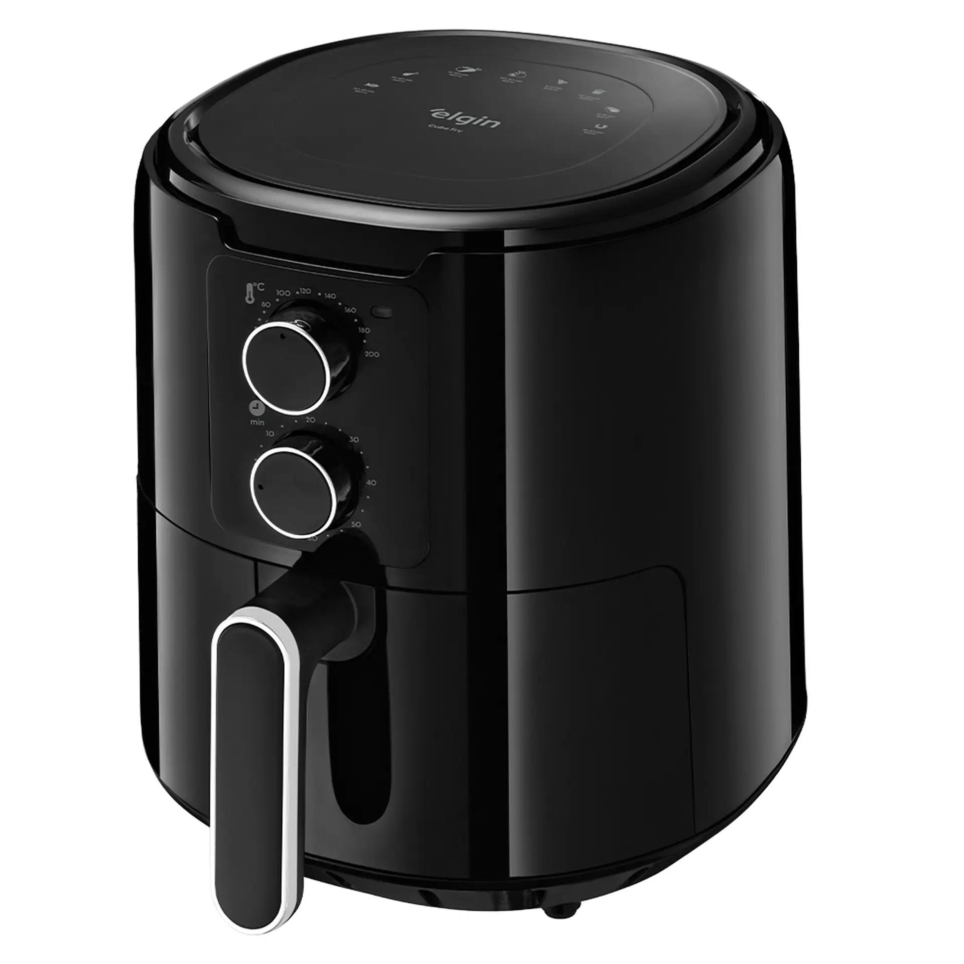 Fritadeira Elétrica AirFryer Elgin Cube Fry AFG40 4L 1600W - Preto - 220 Volts