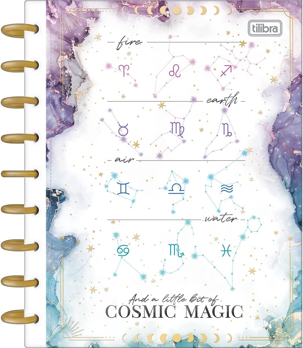 Caderno Universitário Tilibra Tilidisco Magic Colegial Médio 160 Folhas 10 Matéria