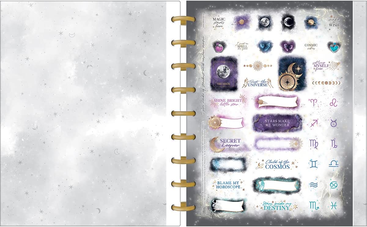 Caderno Universitário Tilibra Tilidisco Magic Colegial Médio 160 Folhas 10 Matéria