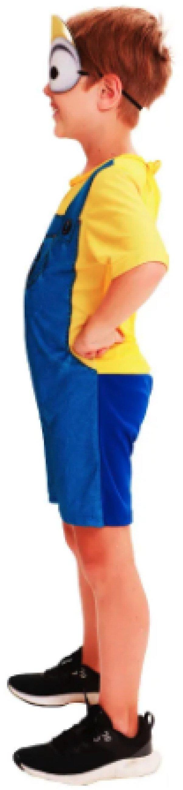 Fantasia Minions Bob Básica Tam G Super Magia