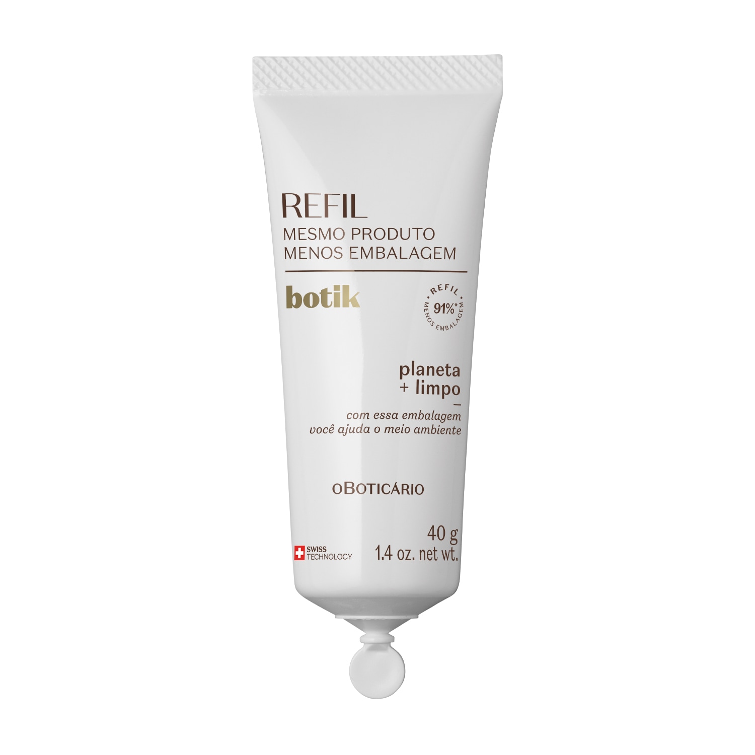 Refil Gel Creme Facial Firmador Ácido Hialurônico Botik 40g