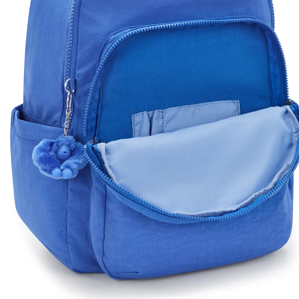 Mochila Kipling Seoul Havana Blue Grande Azul