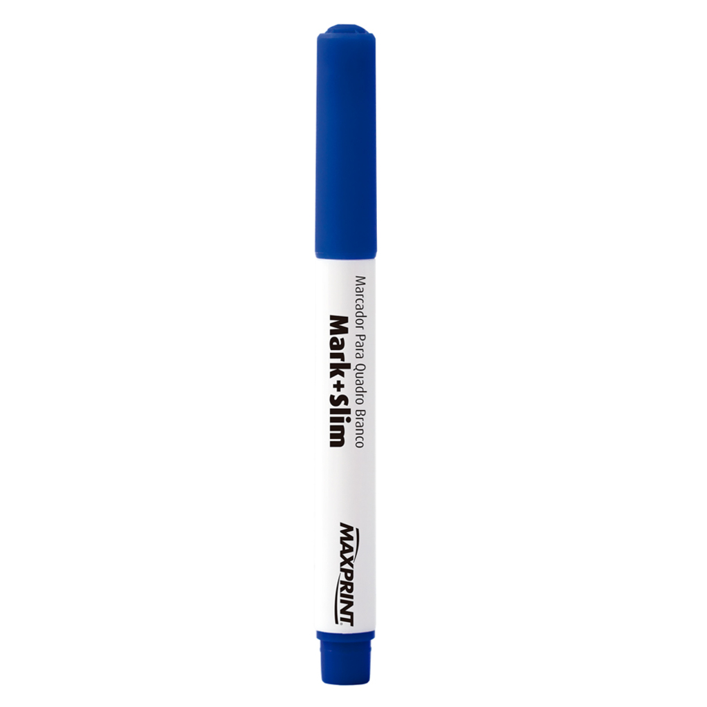 Caneta Quadro Branco 2,0mm Caixa com 12 Unidades Azul - Maxprint - 709118