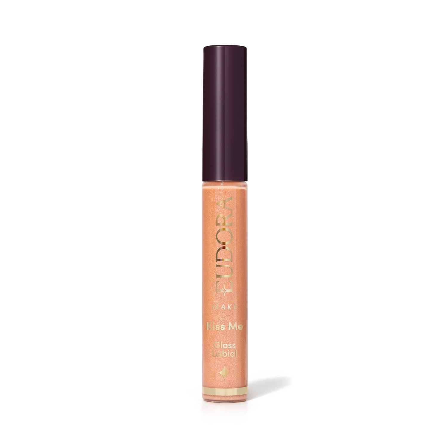 Gloss Labial Pêssego Flash Eudora Make Kiss Me 5,2ml
