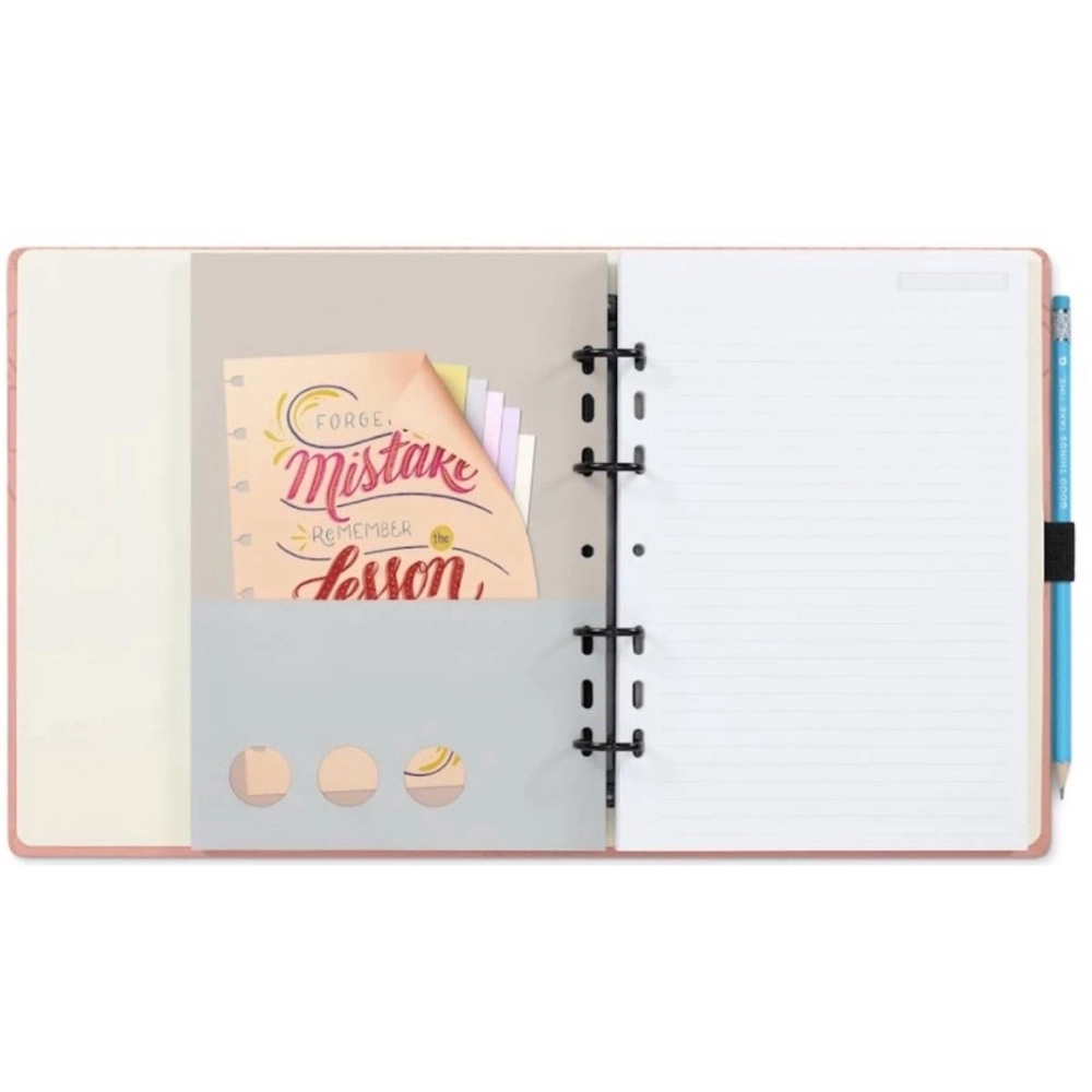 Caderno Ótima Argolado System Flex Ultra Slim Orna Moderna Sortido