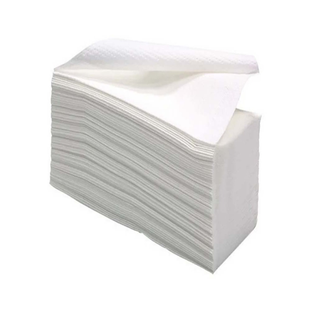 Papel Toalha Interfolha Branco Luxo 20x19cm com Relevo Trevo Papeis - 38 - Pacote com 1000 Folhas