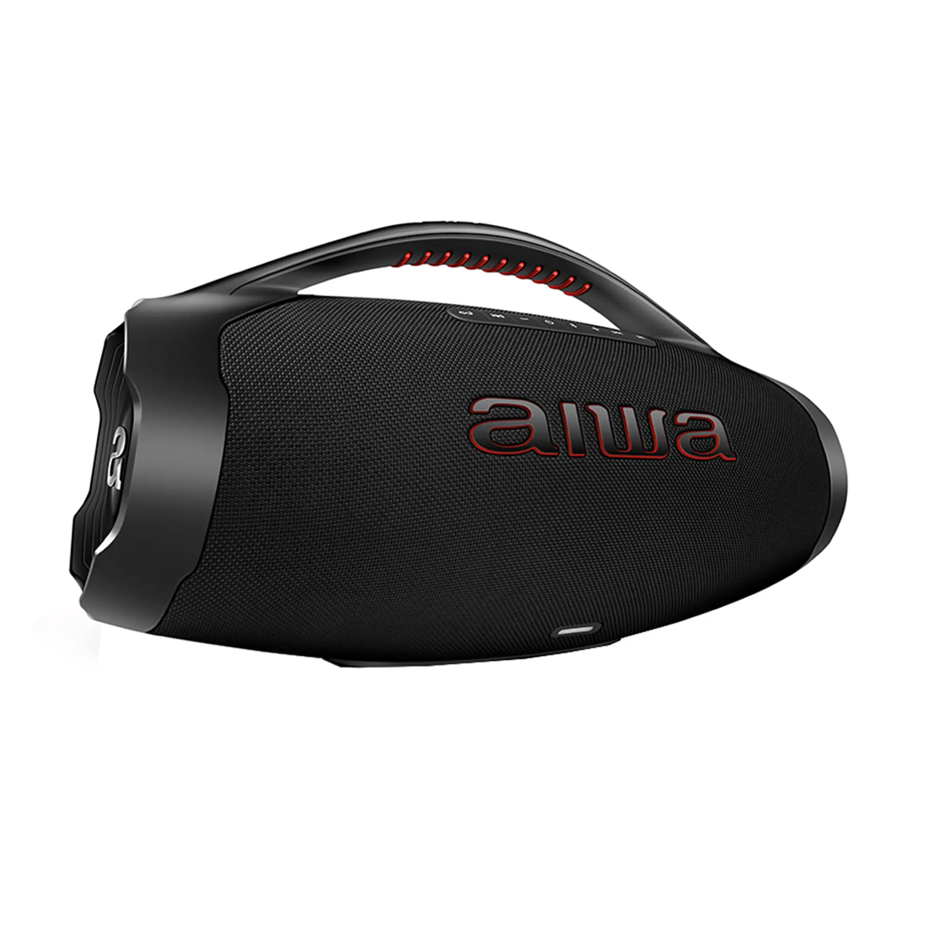 Caixa de Som Portátil Aiwa Boombox Plus 200W Bluetooth À Prova D'água BBS-01B - Preto