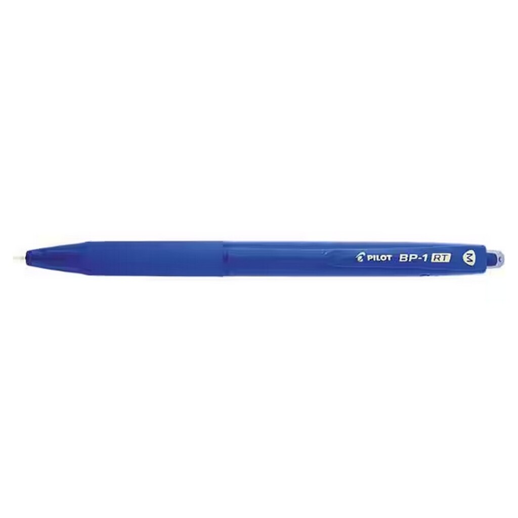 Caneta Esferográfica Azul 1,0mm Pilot Retrátil - Caixa com 12 Unidades - BP-1RT