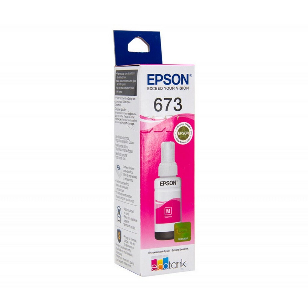 Tinta para Cartucho Epson Magenta Original - T673320 - 6.500 páginas para L800, L805, L810, L850, L1800
