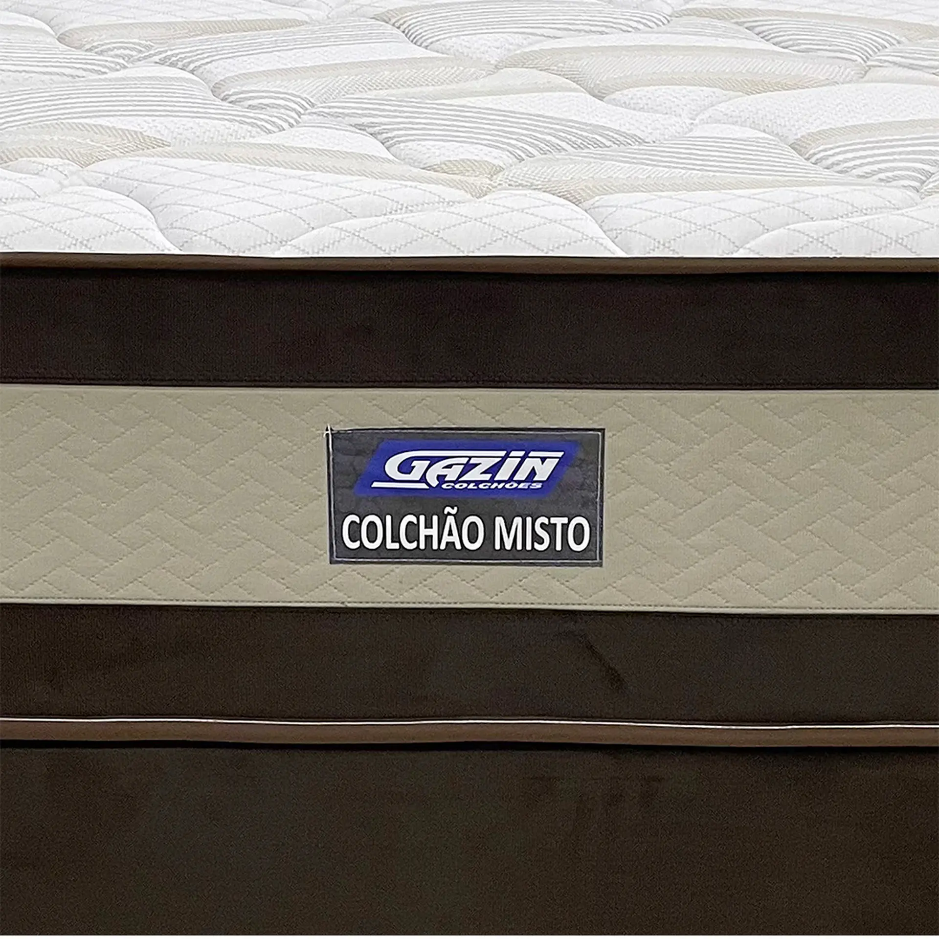 Colchão Cama Box Gazin Espuma Queen Size Misto Duo Extra 158x198